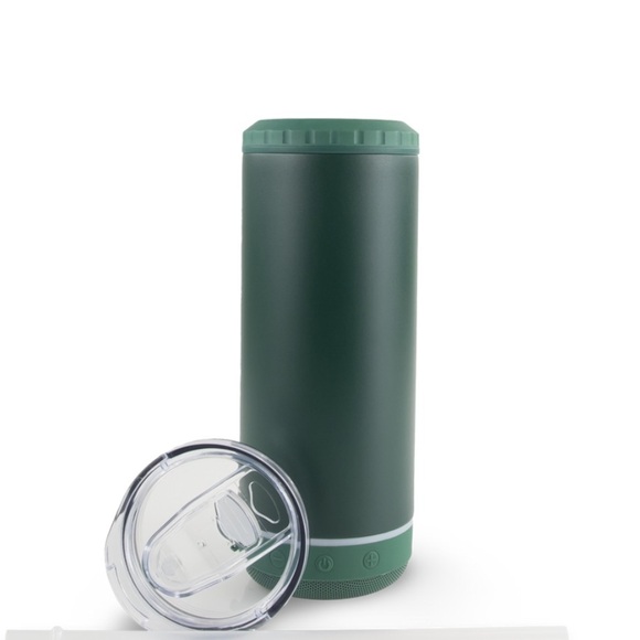 BLUETOOTH 4 IN 1 POWDER COATED CAN COOLER SPEAKER MISTLETOE CUSTOM … - Picture 2 of 6